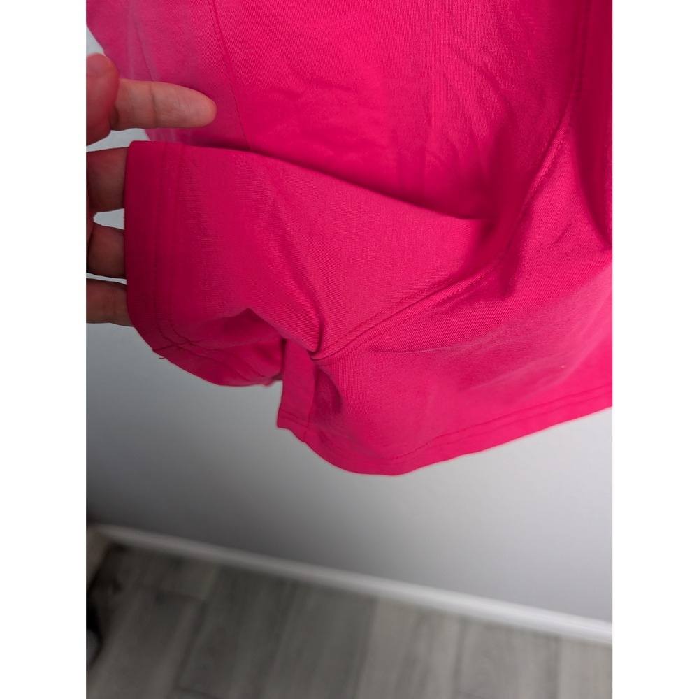 Hot Pink Short Sleeve T-Shirt romper Hot shot with Pockets Relaxed Fit Small - Picture 11 of 11